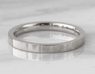 2mm Plain Wedding Ring in 14K White Gold