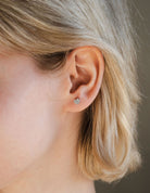 1/10ct. t.w. Diamond Heart Earrings in 10K White Gold
