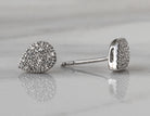 1/4ct. t.w. Pear Shape Newborn Lab Created Diamond Earrings in Sterling Silver
