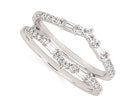 1/2ct. t.w. Diamond Wedding Guard Ring in 14K White Gold