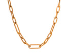 20" Gold Ion-Plated Stainless Steel Handmade Figaro Chain