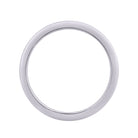 2mm Plain Wedding Band in 14K White Gold