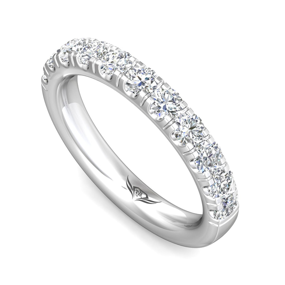 1ct. t.w. Diamond Wedding Band in 14K White Gold