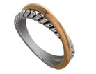 Sterling Silver and 14K Yellow Gold Fashion Ring