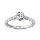 1/6ct. t.w. Diamond Engagement Ring in 14K White Gold