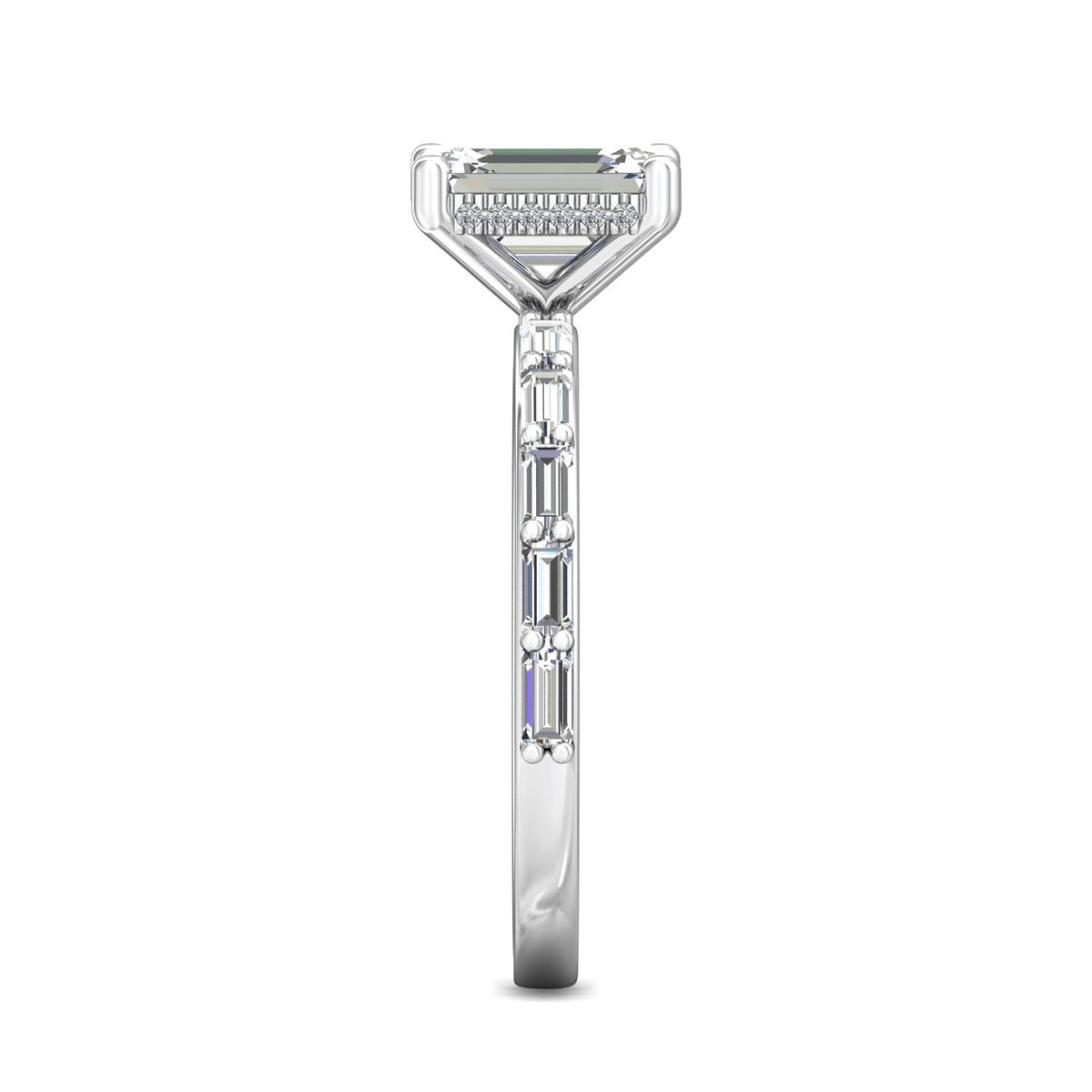 1 1/2ct. t.w. Diamond Engagement Ring in 14K White Gold