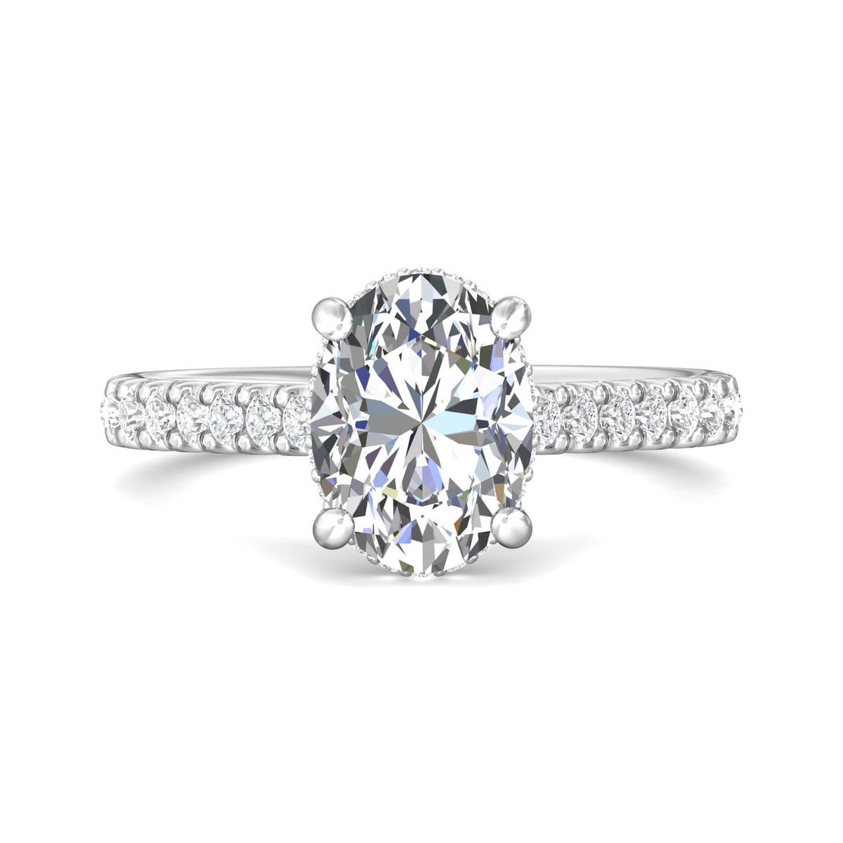 2/5ct. t.w. Diamond Engagement Ring in 14K White Gold
