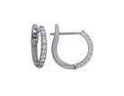 1/3ct. t.w. Newborn Lab Created Diamond Hoop Earrings in 14K White Gold