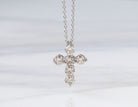 1/3ct. t.w. Diamond Cross Pendant in 14K White Gold