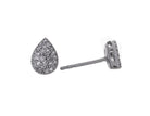 1/4ct. t.w. Pear Shape Newborn Lab Created Diamond Earrings in Sterling Silver