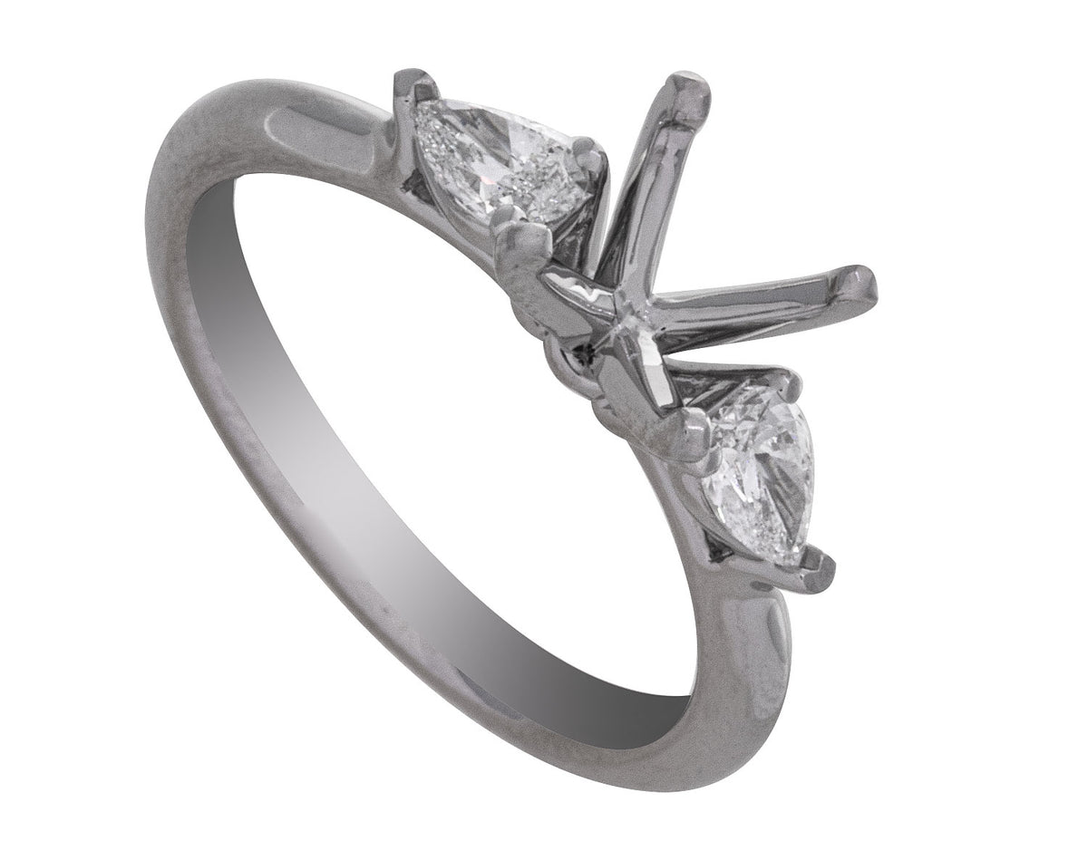 2/5ct. t.w. Diamond Engagement Ring in Platinum
