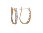 1 1/3ct. t.w. Diamond Hoop Earrings in 14K Yellow Gold