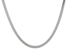 Stainless Steel Polished Herringbone Chain Necklace