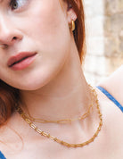 18" Gold Ion-Plated Stainless Steel U-Link Chain