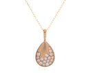 1/2ct. t.w. Diamond Scatter Drop Pendant in 14K Yellow Gold