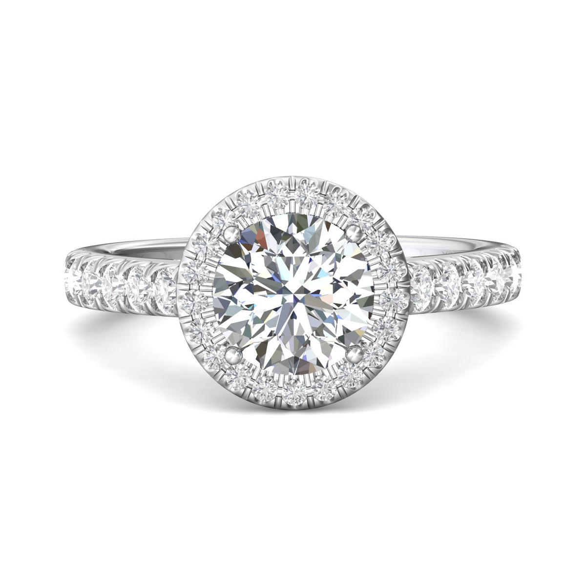 3/4ct. t.w. Diamond Engagement Ring in 14K White Gold