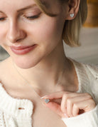 1/6ct. t.w. Heart Shape Newborn Lab Created Diamond Fashion Pendant in Sterling Silver