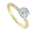 1/4ct. t.w. Diamond Engagement Ring in 14K Yellow Gold