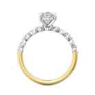 1/3ct. t.w. Diamond Engagement Ring in 14K White and Yellow Gold