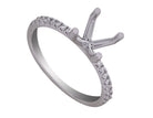 1/5ct. t.w. Diamond Engagement Ring in 14K White Gold