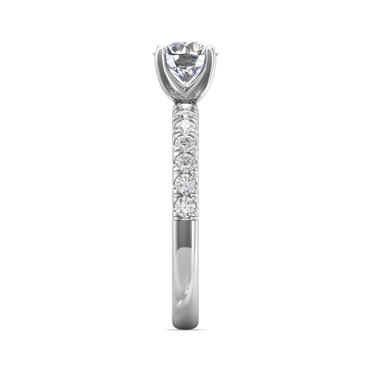 1/2ct. t.w. Diamond Engagement Ring in 14K White Gold