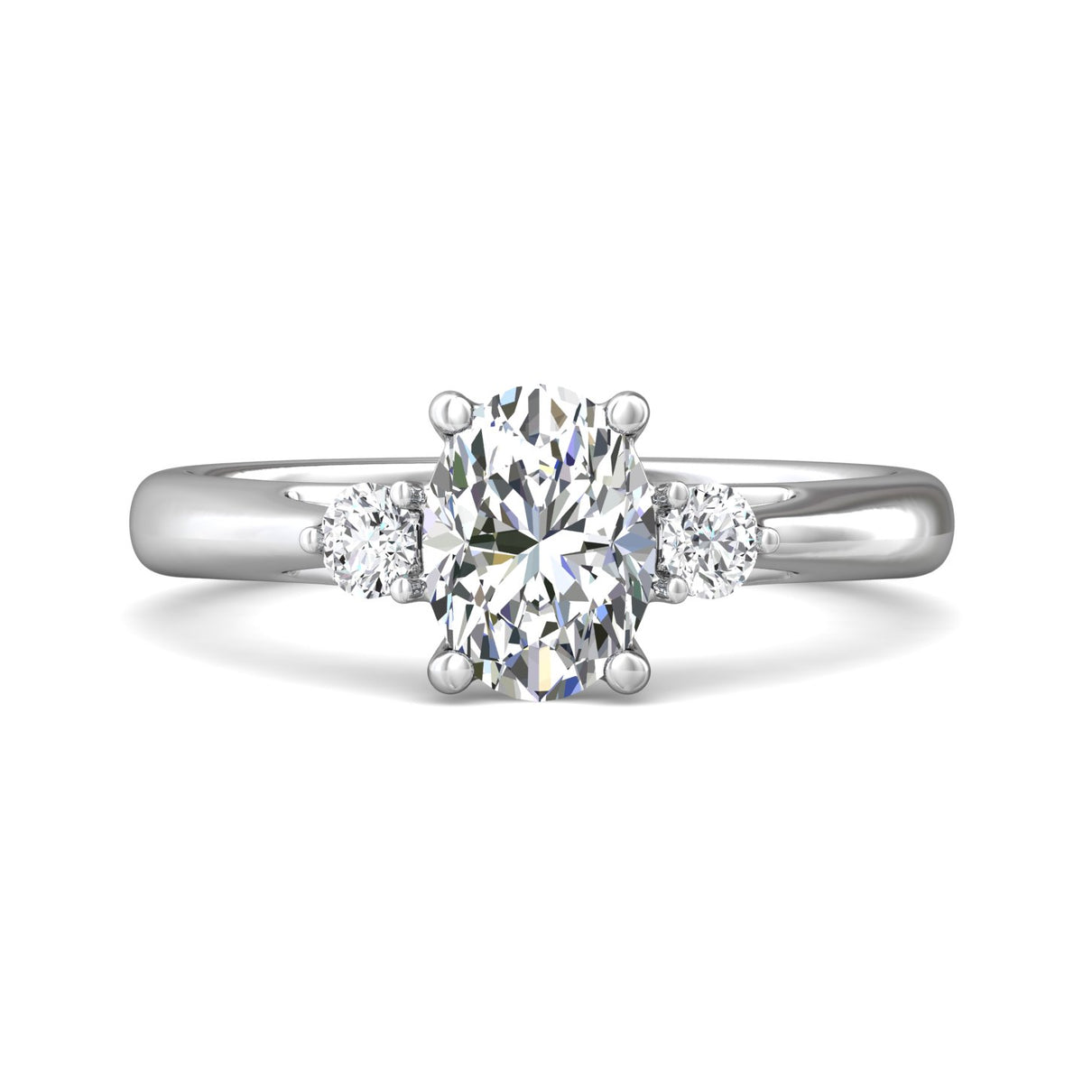 1/5ct. t.w. Diamond Engagement Ring in 14K White Gold