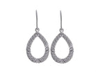 .05ct. t.w. Diamond Pear Earrings in Sterling Silver