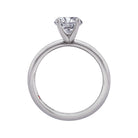 1.75mm Solitaire Engagement Ring in 14K White Gold