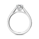 1/6ct. t.w. Diamond Engagement Ring in 14K White Gold
