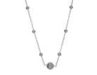 Stainless Steel 3mm Ball Stations Necklace