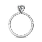 1/3ct. t.w. Round Cut Diamond Engagement Ring in 14K White Gold