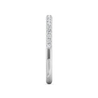 1/4ct. t.w. Round Cut Diamond Wedding Ring in 14K White Gold