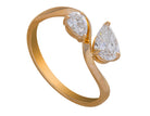 3/4ct. t.w. Diamond 2-Stone Ring in 14K Yellow Gold