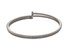 1 1/6ct. t.w. Diamond Flexie Bangle Bracelet in 14K White Gold