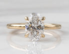 2 1/14ct. t.w. Oval Cut Newborn Lab Created Diamond Engagement Ring in 14K Yellow Gold