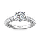 1/2ct. t.w. Round Cut Diamond Engagement Ring in 14K White Gold