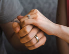7mm Men's Wedding Ring in 14K White and Rose Gold