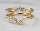 1/4ct. t.w. Diamond Wedding Guard in 14K Yellow Gold