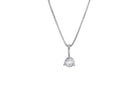 1/4ct. Kessler 81 Solitaire Diamond Pendant in 14K White Gold