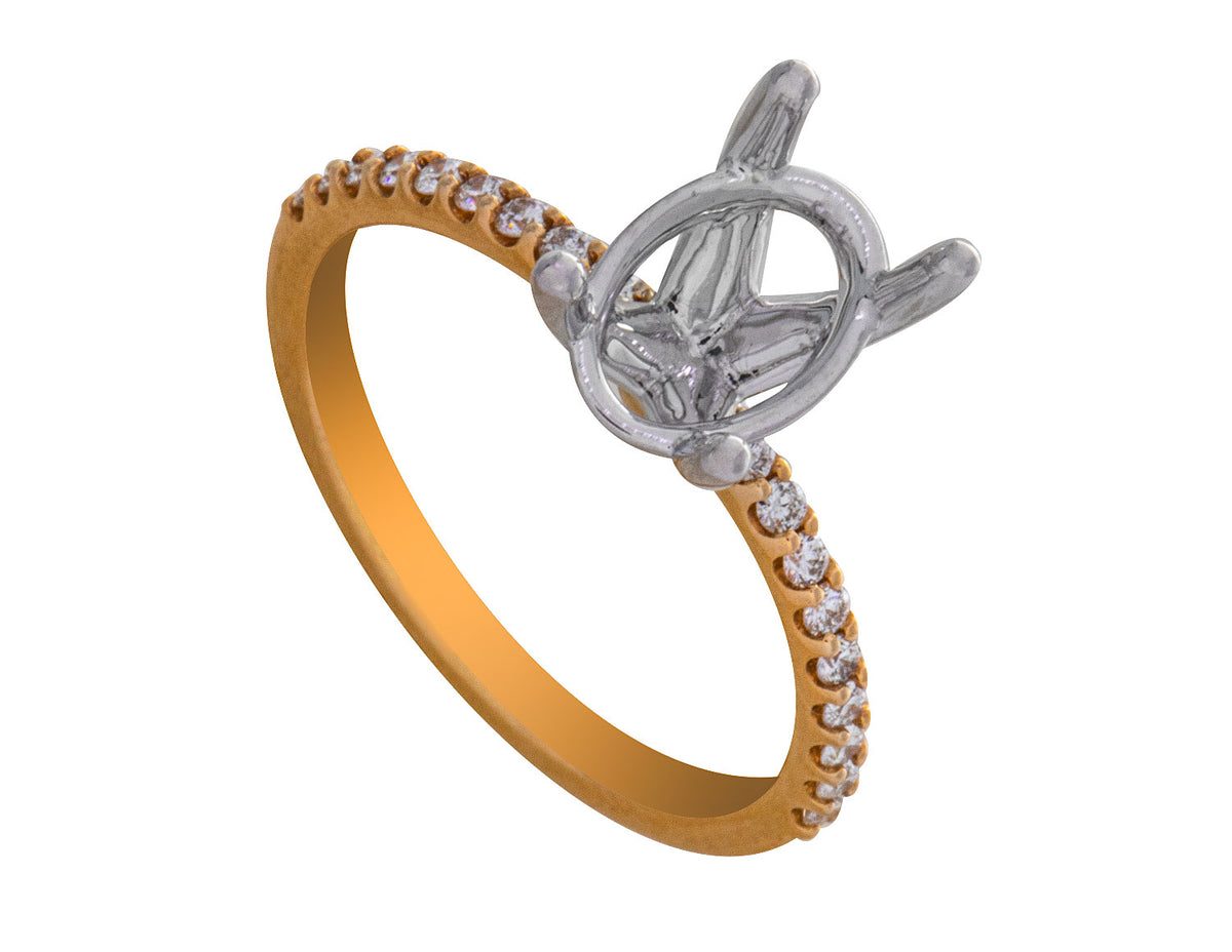 1/5ct. t.w. Diamond Engagement Ring in 14K Yellow Gold