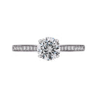 1/6ct. t.w. Diamond Engagement Ring in 14K White Gold