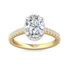 1/3ct. t.w. Diamond Engagement Ring in 14K Yellow and White Gold