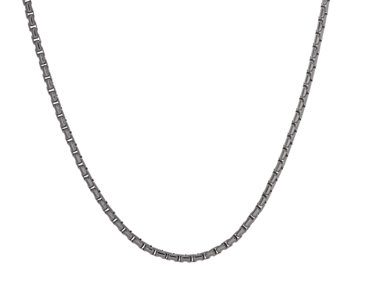20" Rounded Box Link Chain in Stainless Steel