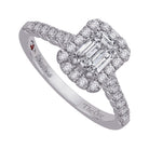 1/2ct. t.w. Round Cut Diamond Engagement Ring in 14K White Gold