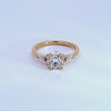 1 1/4ct. t.w. Round Cut Newborn Lab Created Diamond Engagement Ring in 14K Yellow Gold
