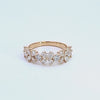 1 1/4ct. t.w. Pear and Round Cut Diamond Anniversary Ring in 14K Yellow Gold