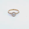 3/4ct. t.w. Round Cut Diamond Halo Engagement Ring in 14K Yellow Gold