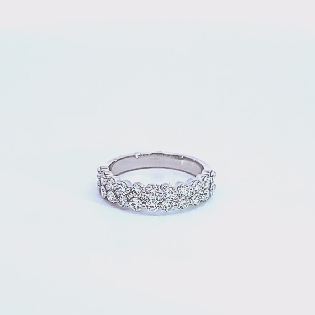 1 1/10ct. t.w. Diamond Anniversary Ring in 14K White Gold