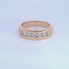 1ct. t.w. Round Cut Kessler 81 Diamond Men's Wedding Band in 14K Yellow Gold