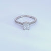 1ct. t.w. Radiant Cut Diamond Engagement Ring in 14K White Gold